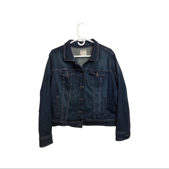 Old Navy Dark Blue Denim Jean Jacket